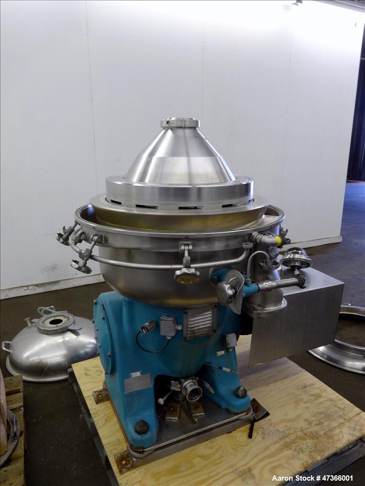 Used Alfa Laval BRPX-213-34H-22 Desludging Disc Centrifuge.