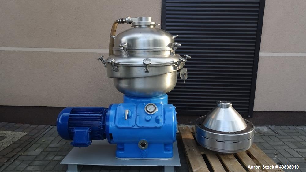 Used-Alfa Laval BRPX 213-35H-22 Desludger Disc Centrifuge