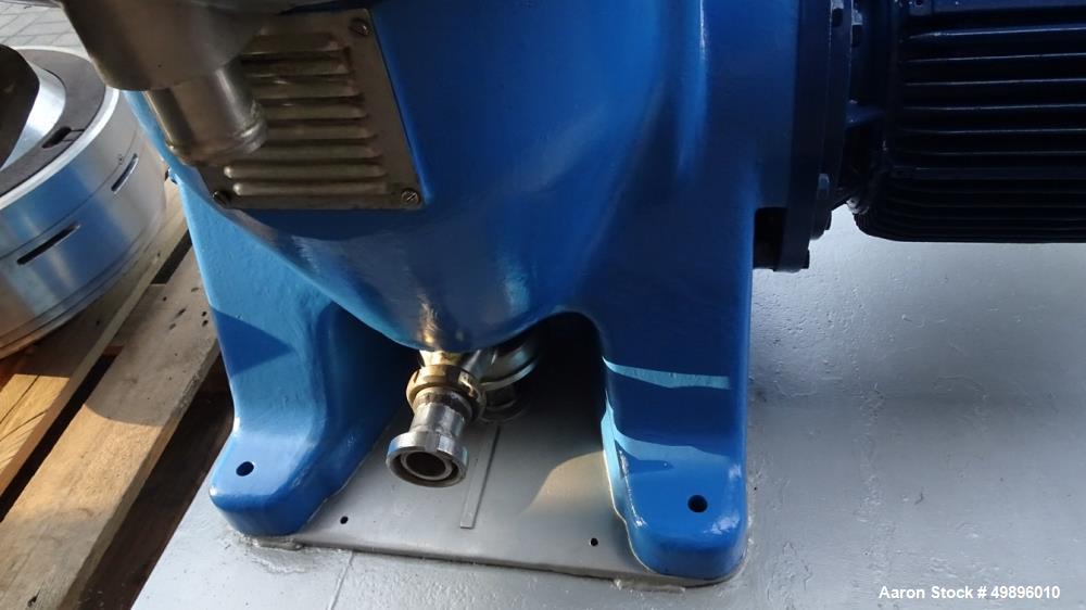 Alfa Laval BRPX 213-35H-22 Desludger Disc Centrifuge. Used.