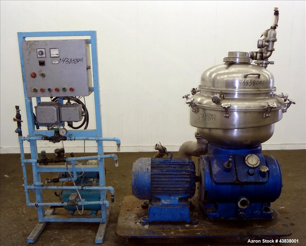 Used Alfa Laval BRPX-213-HGV-35-22 Desludging Disc Centrifuge