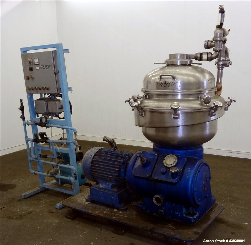 Used- Alfa Laval BRPX-213-HGV-35-22 Desludging Disc Centrifuge