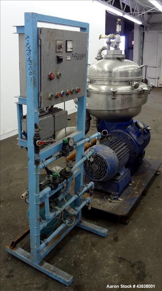 Used Alfa Laval BRPX-213-HGV-35-22 Desludging Disc Centrifuge