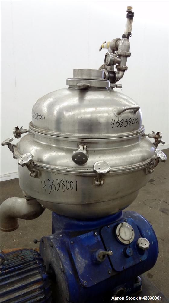 Used Alfa Laval BRPX-213-HGV-35-22 Desludging Disc Centrifuge