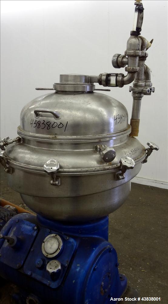 Used Alfa Laval BRPX-213-HGV-35-22 Desludging Disc Centrifuge