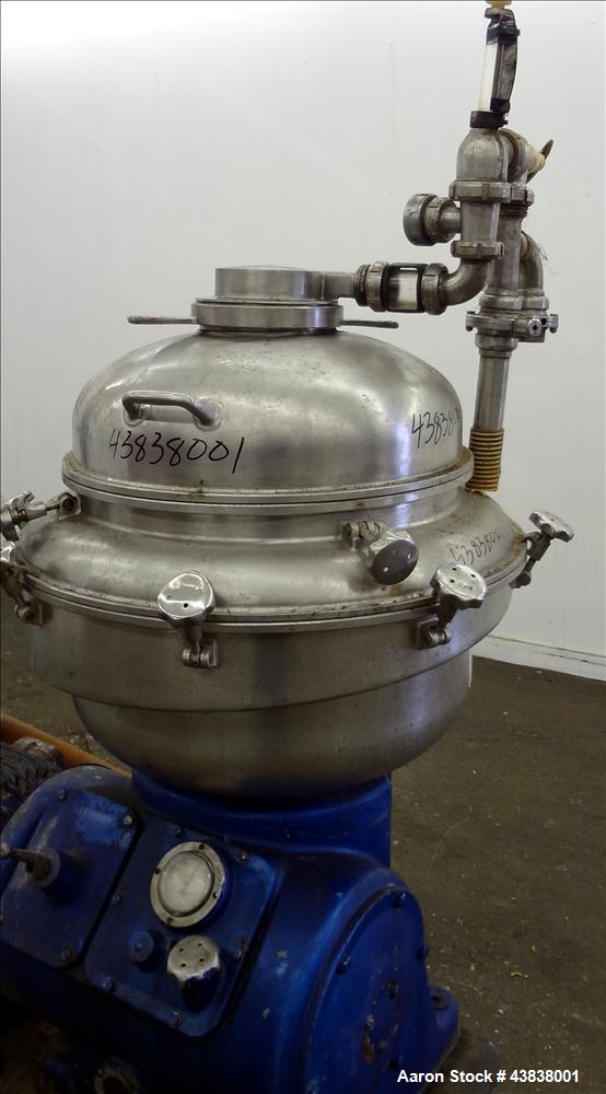 Used- Alfa Laval BRPX-213-HGV-35-22 Desludging Disc Centrifuge