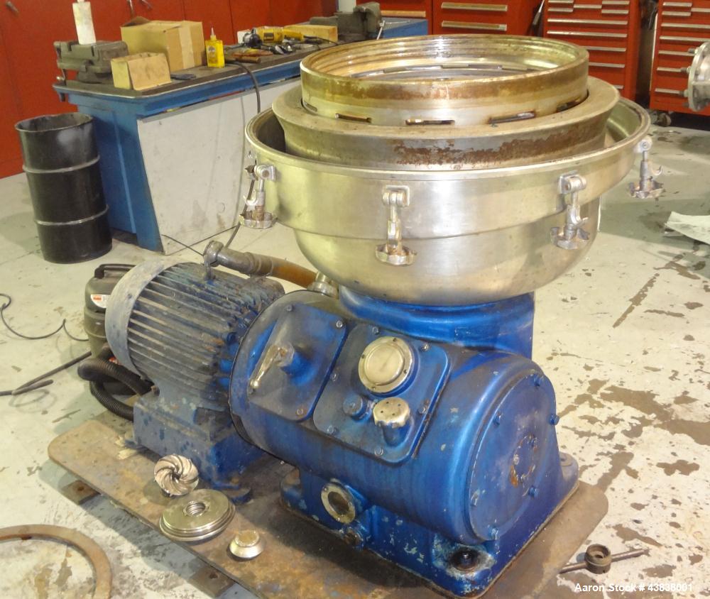 Used- Alfa Laval BRPX-213-HGV-35-22 Desludging Disc Centrifuge