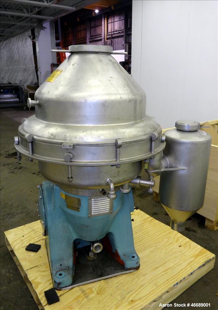 Used Alfa Laval BRPX-214-HGV-34-1250 Desludger Disc Centrifuge