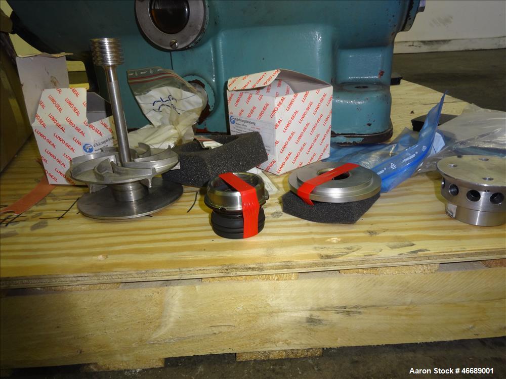 Used Alfa Laval BRPX-214-HGV-34-1250 Desludger Disc Centrifuge