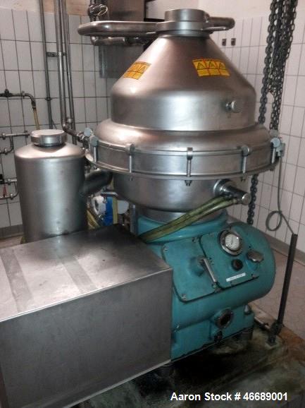 Used Alfa Laval BRPX-214-HGV-34-1250 Desludger Disc Centrifuge