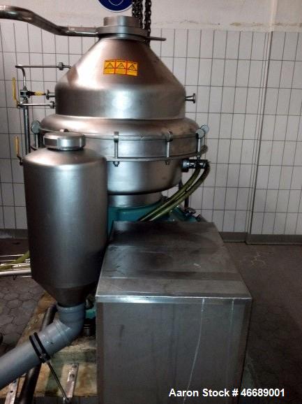 Used Alfa Laval BRPX-214-HGV-34-1250 Desludger Disc Centrifuge