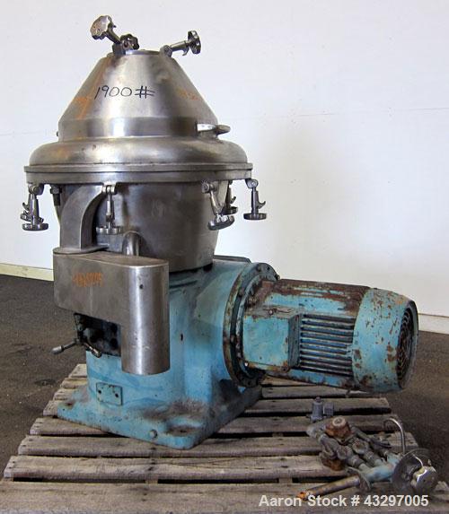 Used Alfa Laval BRPX-309-34S Desludger Disc Centrifuge