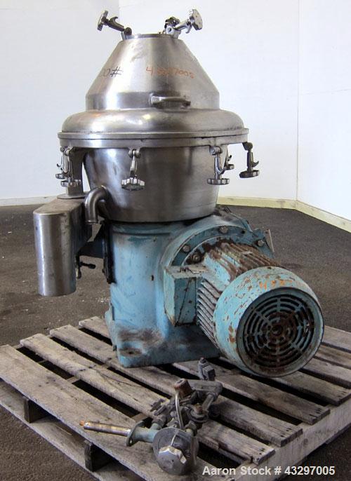 Used Alfa Laval BRPX-309-34S Desludger Disc Centrifuge