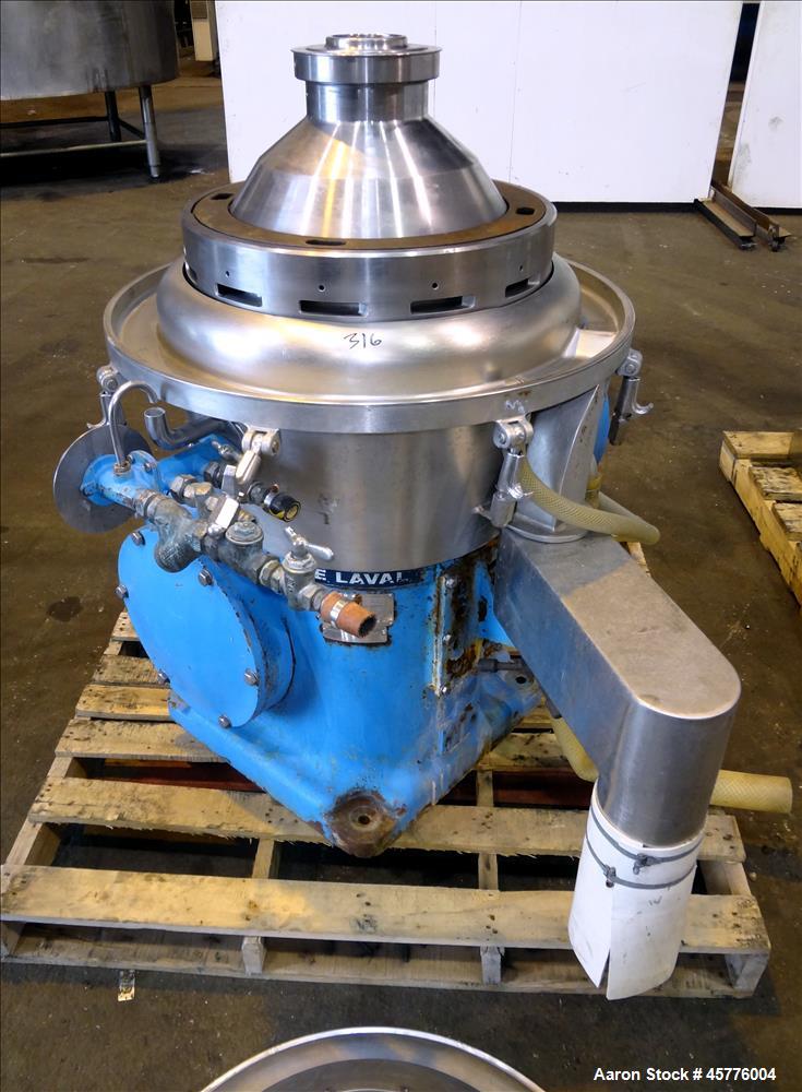 Used Alfa Laval BRPX-309-34S desludger disc centrifuge