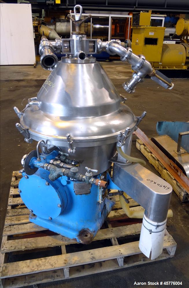 Used Alfa Laval BRPX-309-34S desludger disc centrifuge
