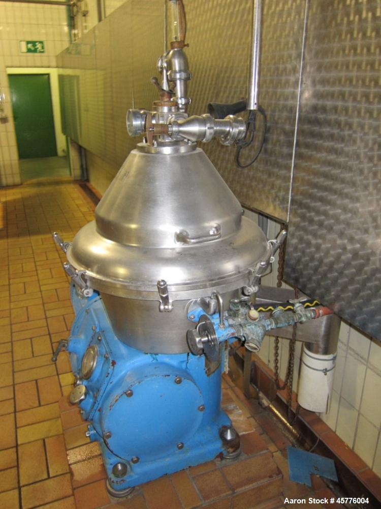 Used Alfa Laval BRPX-309-34S desludger disc centrifuge