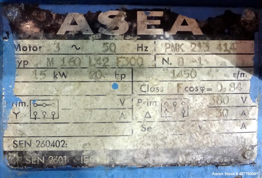 Used Alfa Laval BRPX-309-34S desludger disc centrifuge