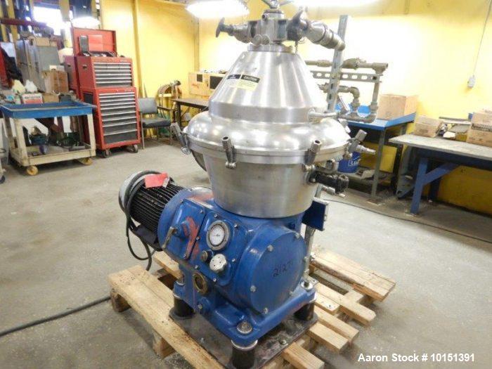 Used-Alfa Laval BRPX-309 Desludger Disc Centrifuge