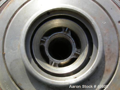 USED: Alfa-Laval brpx-309-34s desludger, two phase clarifier in stainless construction, flange mtd motor, 11 kw, 3/50/380, inlet & discharge piping.