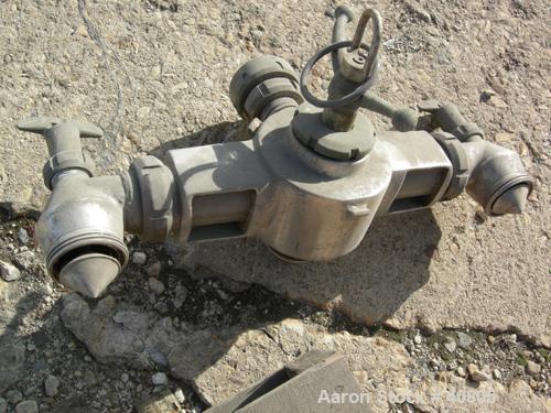 USED: Alfa-Laval brpx-309-34s desludger, two phase clarifier in stainless construction, flange mtd motor, 11 kw, 3/50/380, inlet & discharge piping.