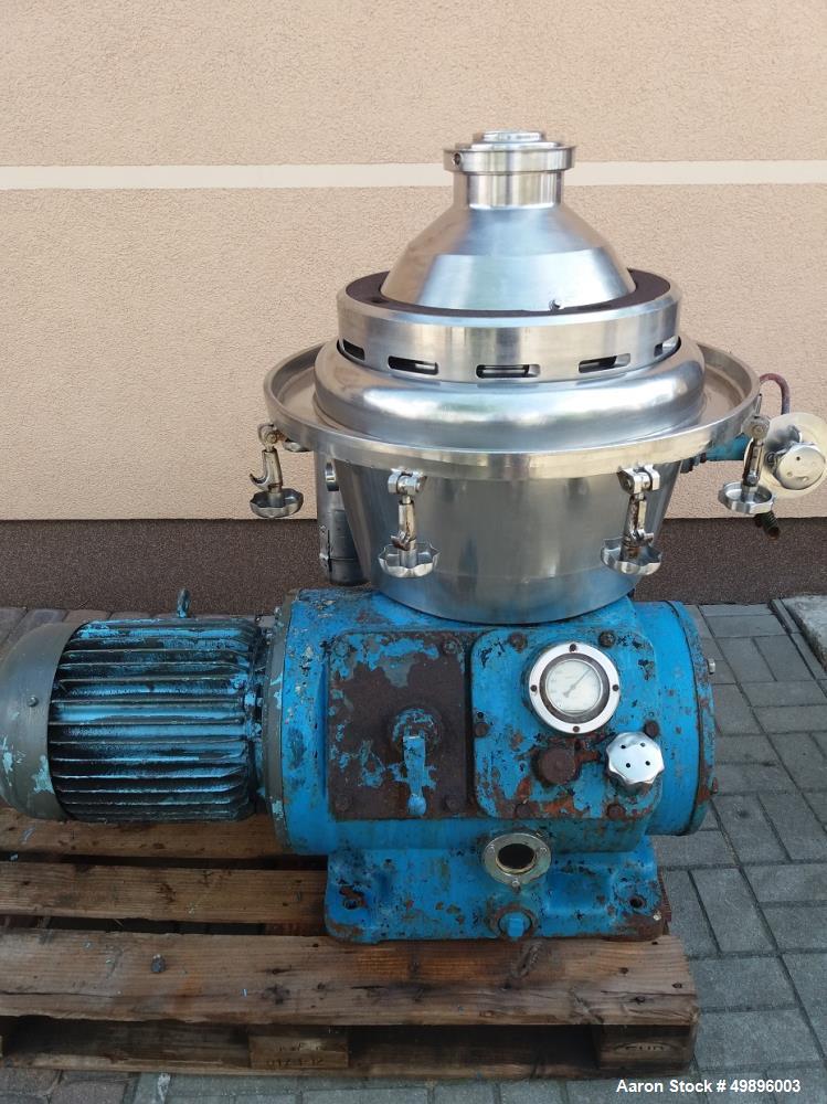 Used Alfa Laval Desludger Disc Centrifuge, Model BRPX 309