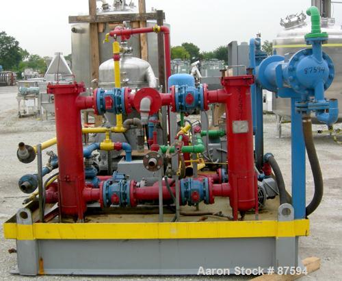 USED: Alfa Laval BRPX-313 desludger disc centrifuge, model BRPX-313X6D-75-6014267-6, 329 stainless steel construction on product contact areas. Separator design, light phase centripetal pump liquid d...