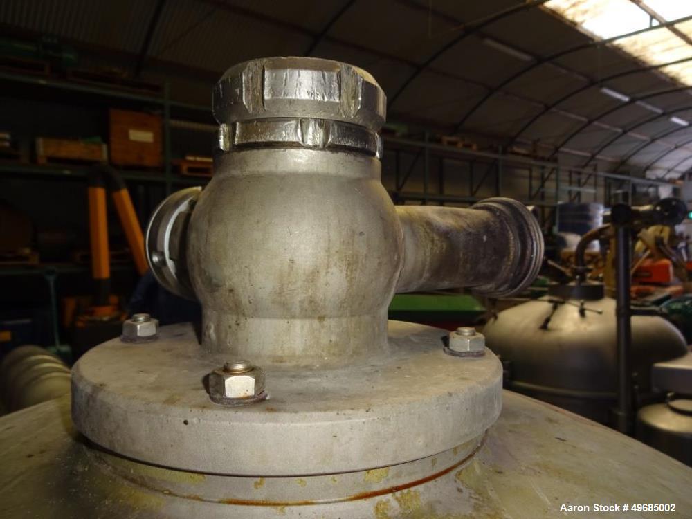 Used Alfa Laval BRPX-413-XGD-14C Desludging Disc Centrifuge. Stainless steel construction (product contact area). Clarifier design (liquid/solids separation), bottom feed design, centripetal pump liq...