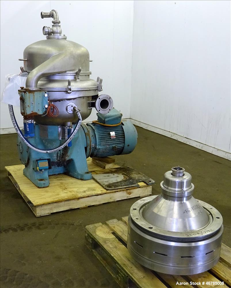 Used- Alfa Laval BRPX-413-XGD-74CG Desludger Disc Centrifuge