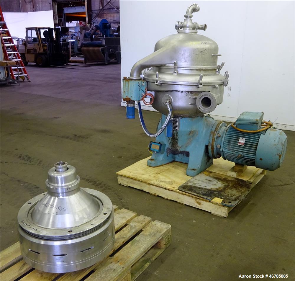 Used Alfa Laval BRPX-413-XGD-74CG Desludger Disc Centrifuge