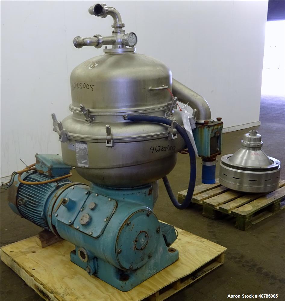 Used Alfa Laval BRPX-413-XGD-74CG Desludger Disc Centrifuge