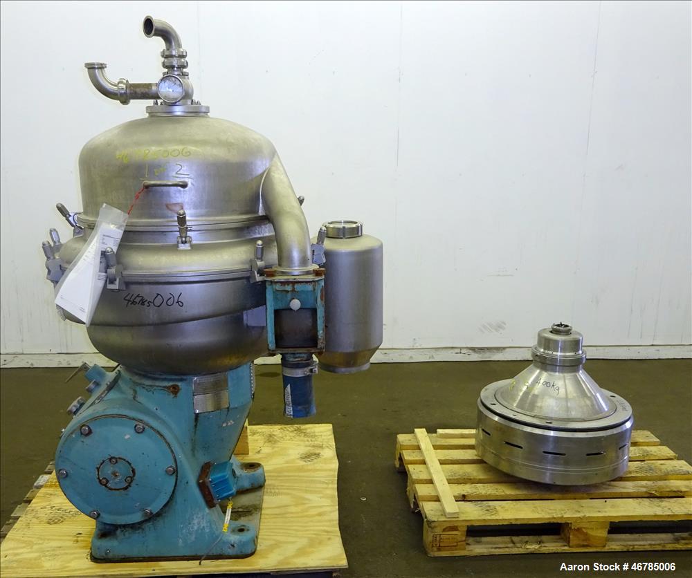 Used Alfa Laval BRPX-413-XGD-74CG Desludger Disc Centrifuge