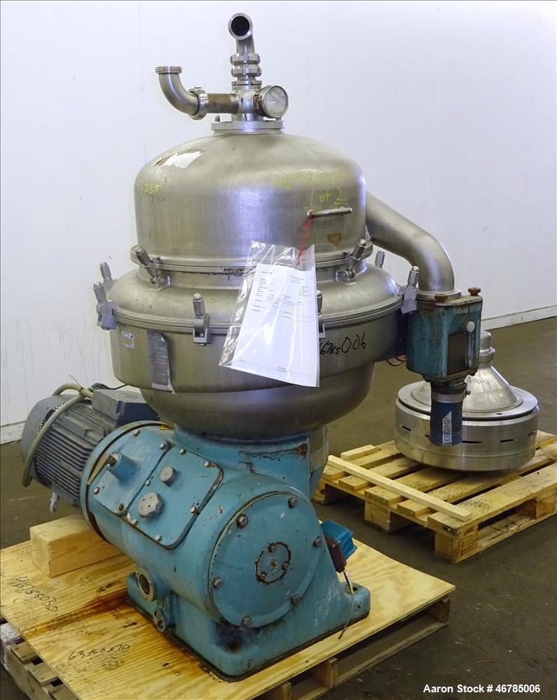 Used Alfa Laval BRPX-413-XGD-74CG Desludger Disc Centrifuge