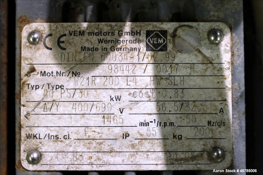 Used Alfa Laval BRPX-413-XGD-74CG Desludger Disc Centrifuge