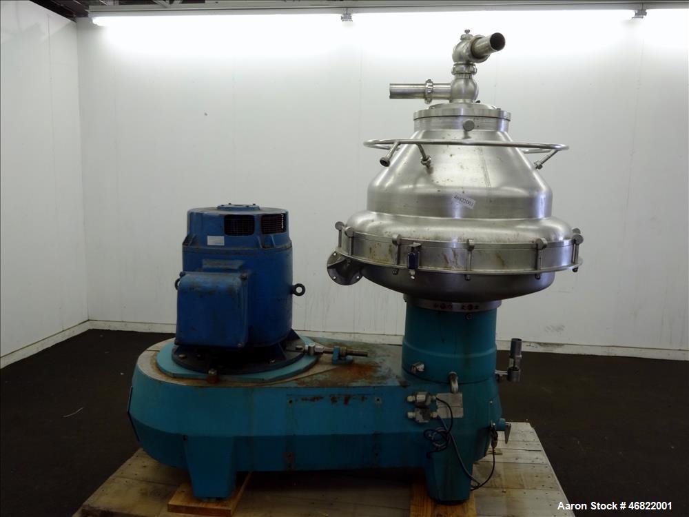 Used Alfa Laval BRPX-417 SFV-31 Desludger Disc Centrifuge.