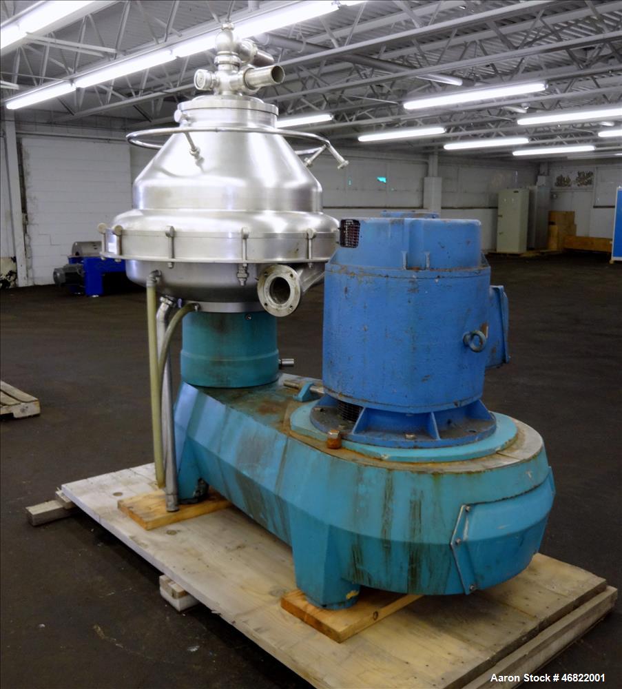 Used Alfa Laval BRPX-417 SFV-31 Desludger Disc Centrifuge.