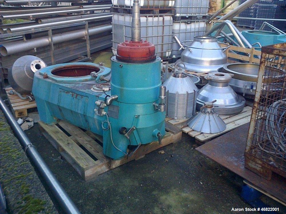 Used Alfa Laval BRPX-417 SFV-31 Desludger Disc Centrifuge.