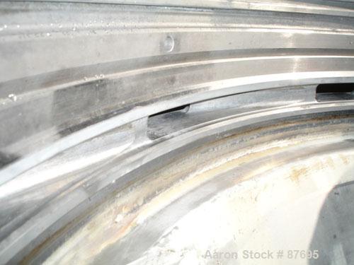 Used Alfa Laval BRPX-417-SFV-31CCL desludger disc centrifuge, 316 stainless steel construction on product contact areas. max bowl speed 3980 rpm. Clarifier design, centripetal pump liquid discharge, ...