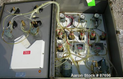 Used Alfa Laval BRPX-417-SFV-31CCL desludger disc centrifuge, 316 stainless steel construction on product contact areas. max bowl speed 3980 rpm. Clarifier design, centripetal pump liquid discharge, ...