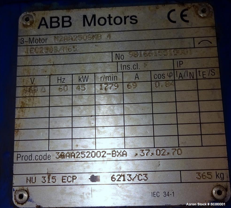 Used Alfa Laval BRPX-617-SFV-31CGL Desludger Disc Centrifuge
