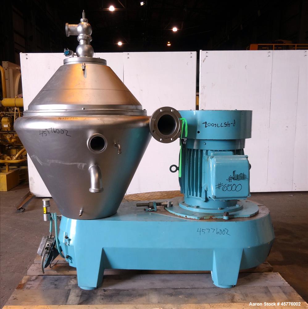 Used Alfa Laval BRPX-617-SFV-31CGL-50 Desludger Disc Centrifuge