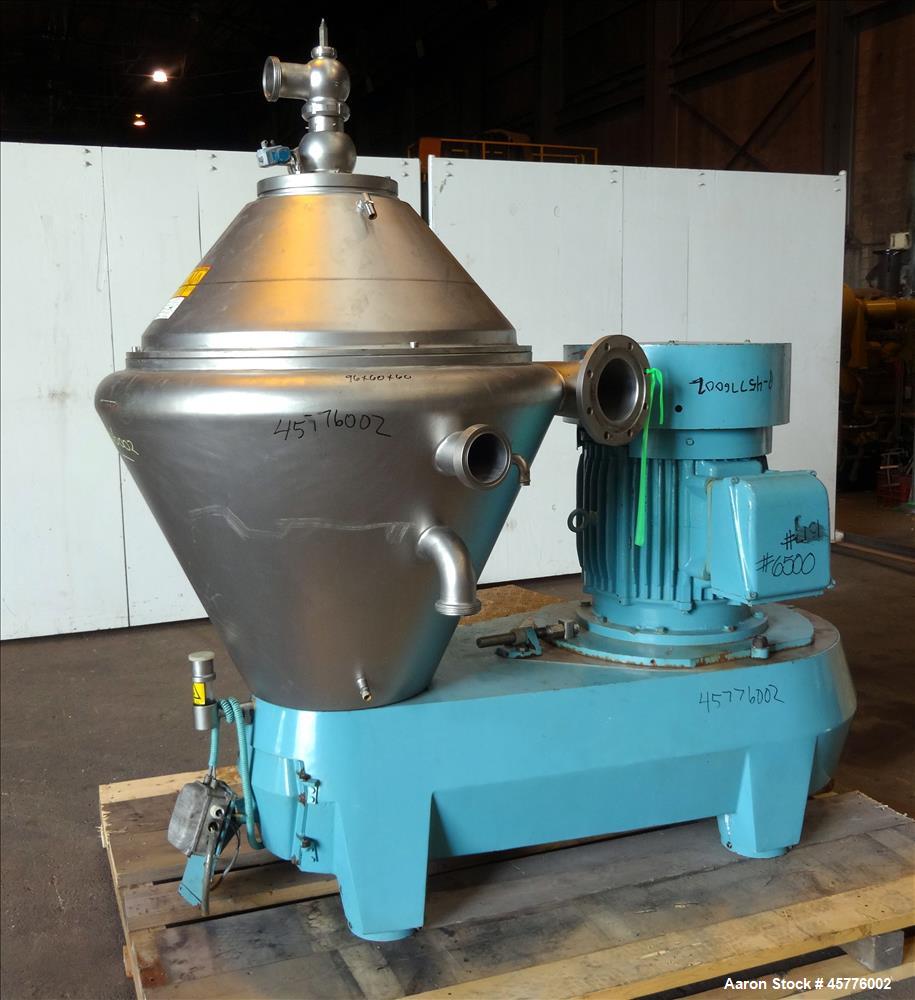 Used Alfa Laval BRPX-617-SFV-31CGL-50 Desludger Disc Centrifuge