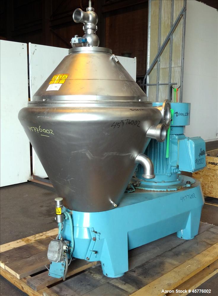 Used Alfa Laval BRPX-617-SFV-31CGL-50 Desludger Disc Centrifuge