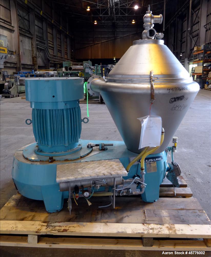 Used Alfa Laval BRPX-617-SFV-31CGL-50 Desludger Disc Centrifuge