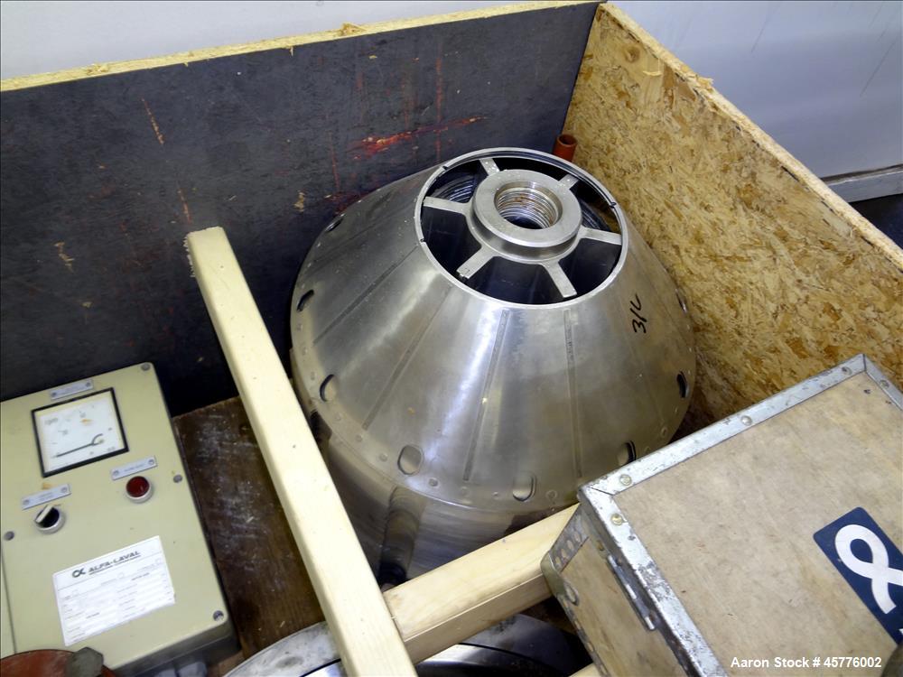 Used Alfa Laval BRPX-617-SFV-31CGL-50 Desludger Disc Centrifuge