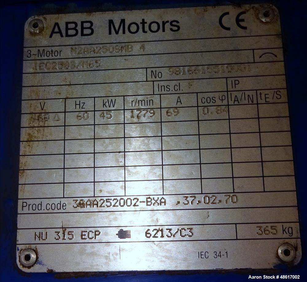 Used Alfa Laval BRPX-617-SFV-31CGL Desludger Disc Centrifuge