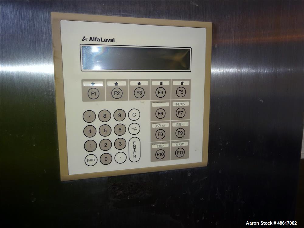 Used Alfa Laval BRPX-617-SFV-31CGL Desludger Disc Centrifuge