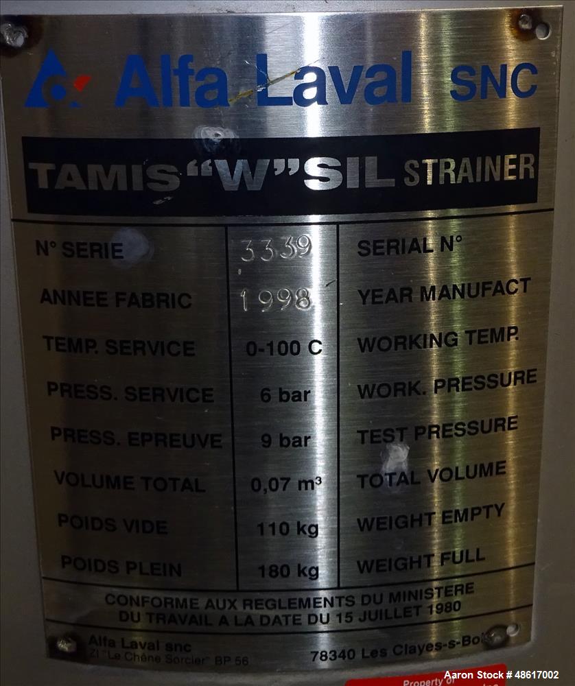 Used Alfa Laval BRPX-617-SFV-31CGL Desludger Disc Centrifuge