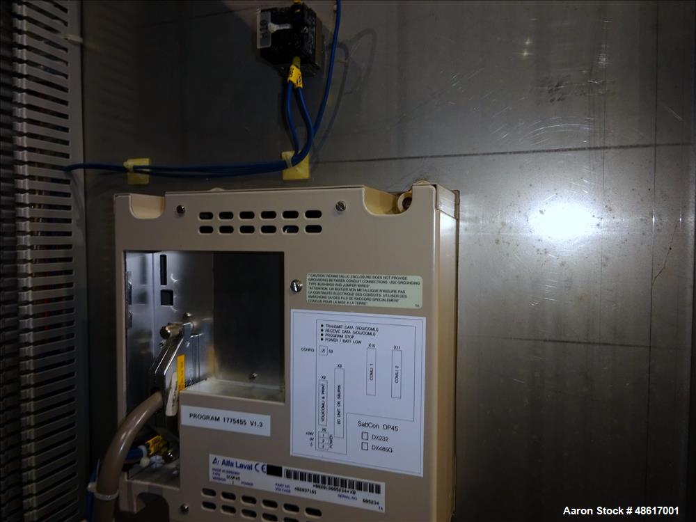 Used Alfa Laval BRPX-617-SFV-31CGL Desludger Disc Centrifuge
