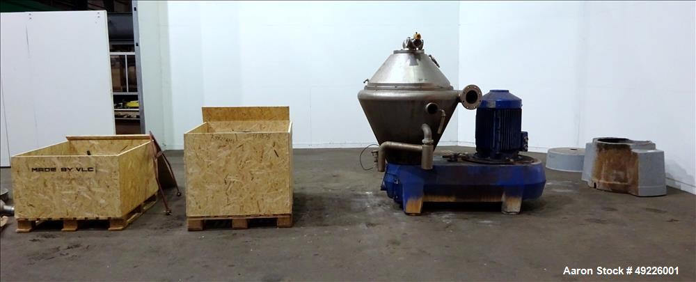 Used Alfa Laval BRPX 617 SFV-31C-GL-50 Desludger Disc Centrifuge.