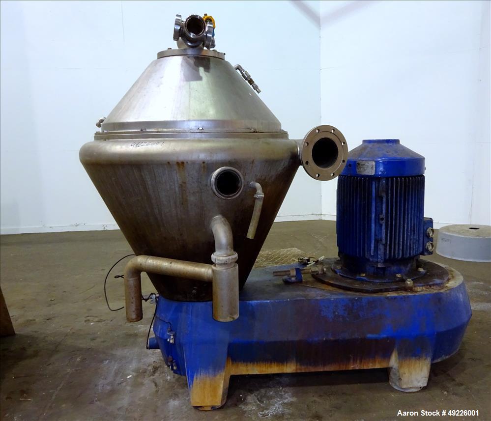 Used Alfa Laval BRPX 617 SFV-31C-GL-50 Desludger Disc Centrifuge.