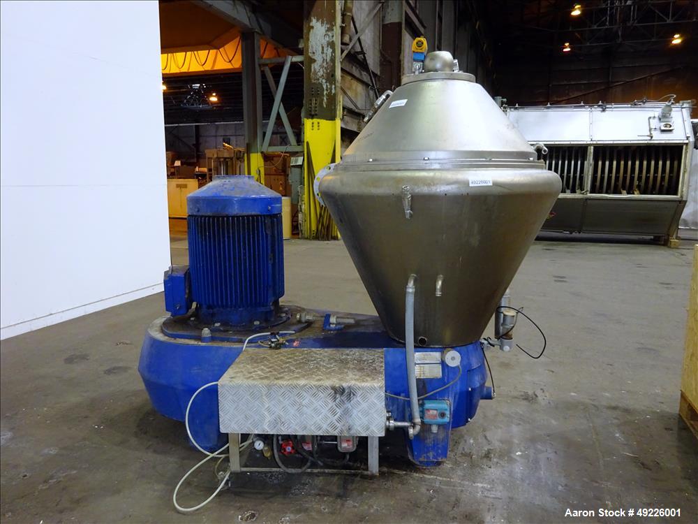 Used Alfa Laval BRPX 617 SFV-31C-GL-50 Desludger Disc Centrifuge.